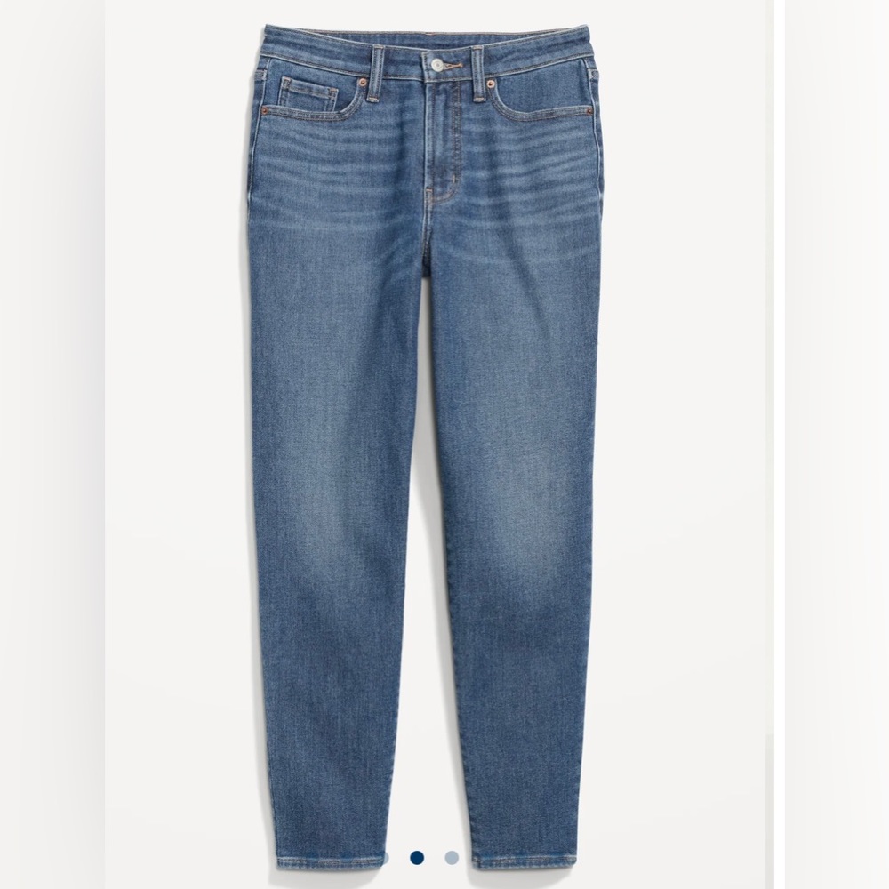 Old Navy High-arise Built-In Warm OG Straight Jeans for Women Size 12